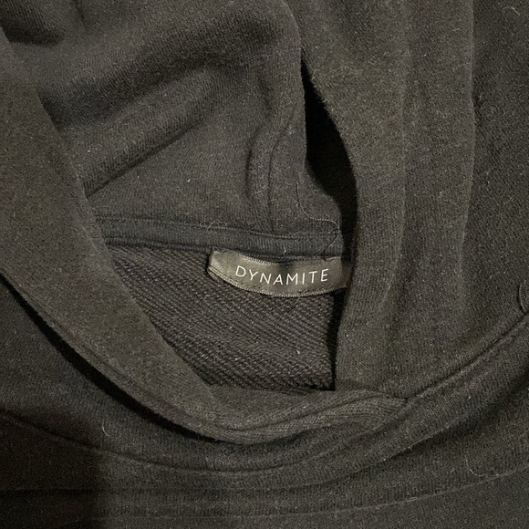 Dynamite - Black Crop sweatshirts Hoodies Sz M - Picture 5 of 13